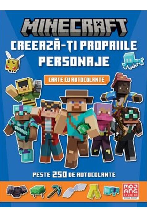 Copertă produs Minecraft. Creează-ți propriile personaje