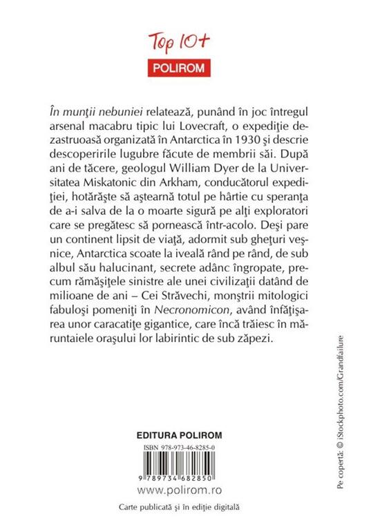 Copertă produs &Icirc;n munții nebuniei (Top 10+) - gallery big 2