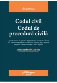 Copertă produs Codul civil. Codul de procedură civilă. Actualizat la 8 ianuarie 2025