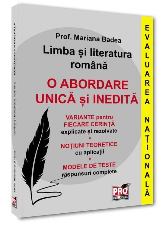 Copertă produs Limba și literatura rom&acirc;nă. Evaluarea Națională - gallery big 1