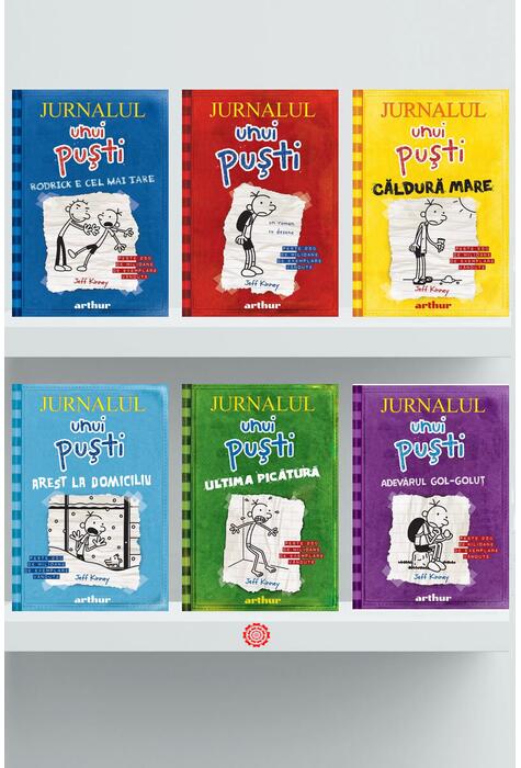 Copertă produs Pachet Seria Jurnalul unui puști (vol.1,2,3,4,5,6)
