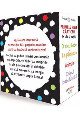 Copertă produs Cutie. Bebe &icirc;nvață. Primele mele cărticele &icirc;n alb și negru