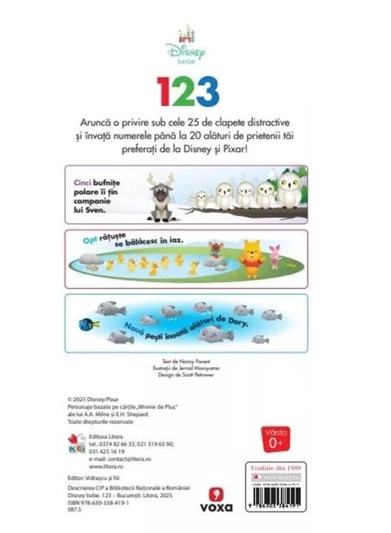 Copertă produs Disney Bebe. 123. Prima mea carte cu clapete mari - gallery big 2