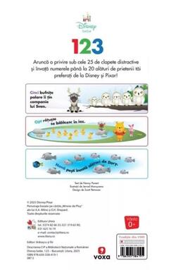 Copertă produs Disney Bebe. 123. Prima mea carte cu clapete mari