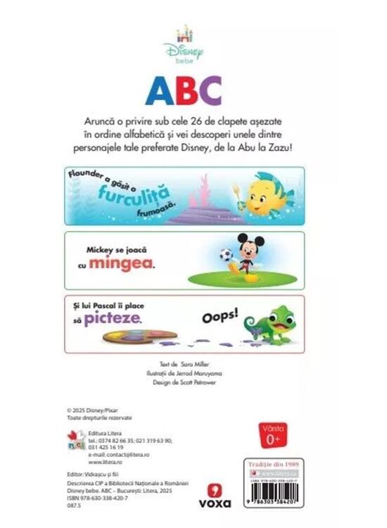 Copertă produs Disney Bebe. ABC. Prima mea carte cu clapete mari - gallery big 2