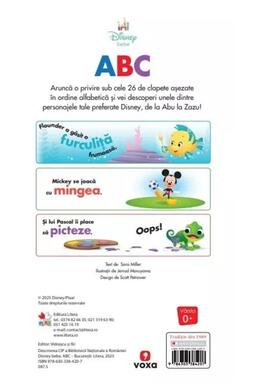Copertă produs Disney Bebe. ABC. Prima mea carte cu clapete mari