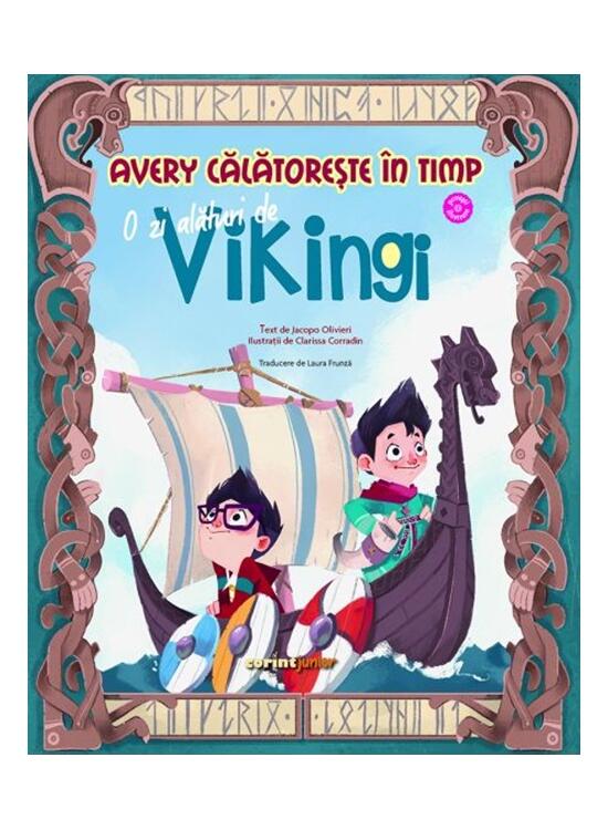Copertă produs Avery călătorește &icirc;n timp. O zi alături de vikingi - gallery big 1
