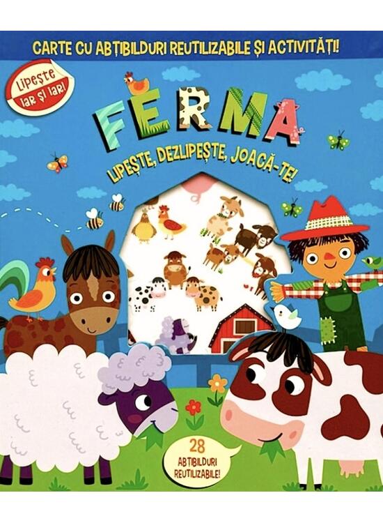 Copertă produs Ferma. Lipește, dezlipește, joacă-te - gallery big 1