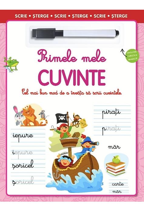 Copertă produs Primele mele cuvinte. Scrie, șterge