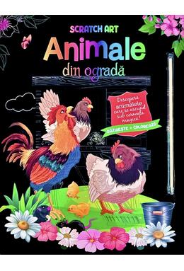 Copertă produs Animale din ogradă. Scratch Art