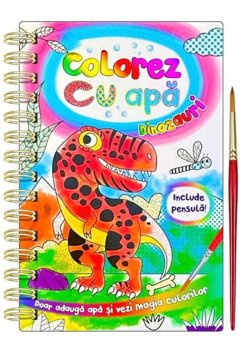 Copertă produs Colorez cu apă - Dinozauri