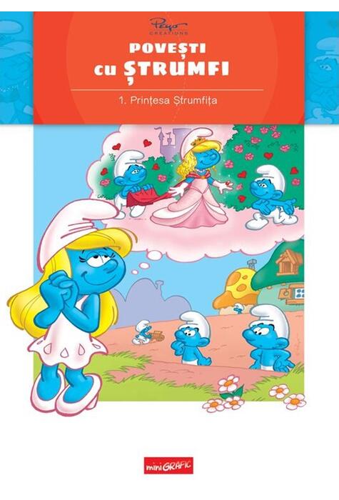 Copertă produs Povești cu ștrumfi. Prințesa ștrumfiță (Vol. 1)
