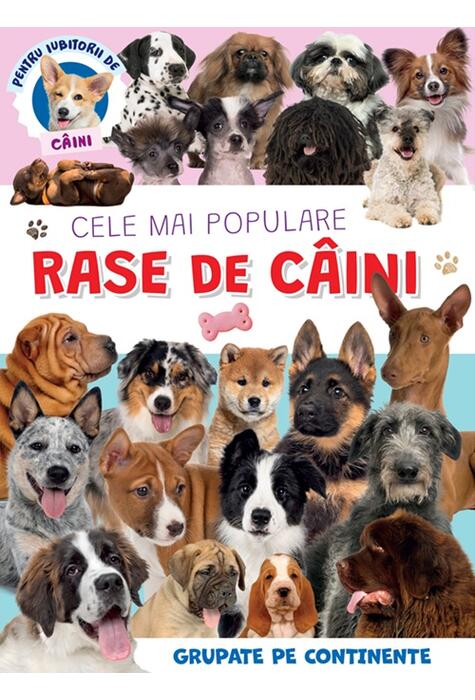 Copertă produs Cele mai populare rase de c&acirc;ini