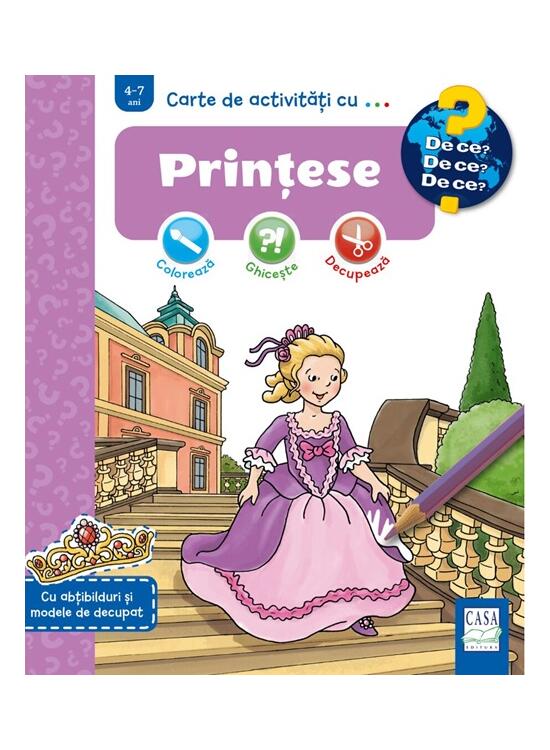 Copertă produs Carte de activități cu ... Prințese - gallery big 1