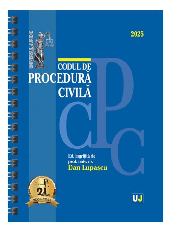 Copertă produs Codul de procedură civilă: Ianuarie 2025 (ediție spiralată) - gallery big 1