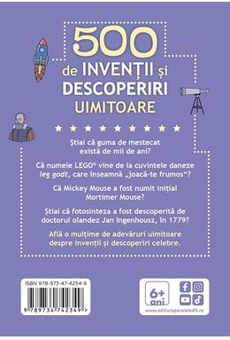 Copertă produs 500 de invenții și descoperiri uimitoare