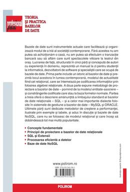 Copertă produs Teoria şi practica bazelor de date