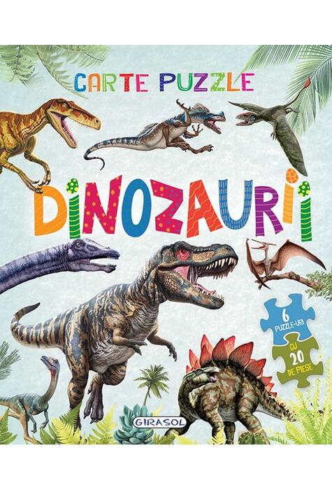 Copertă produs Carte puzzle. Dinozaurii