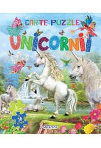 Copertă produs Carte puzzle. Unicornii