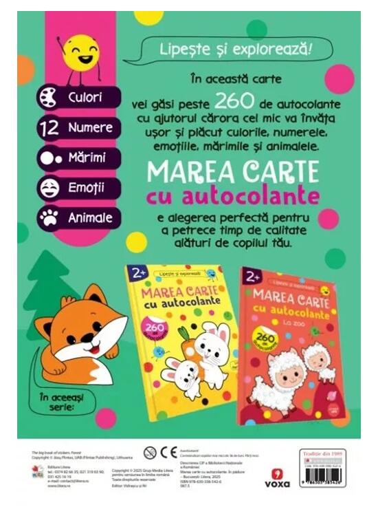 Copertă produs Marea carte cu autocolante. &Icirc;n pădure (2+) - gallery big 2