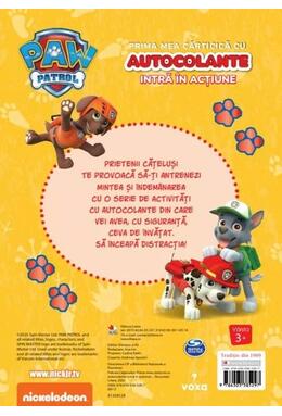 Copertă produs Patrula cățelușilor. Prima mea cărticică cu autocolante