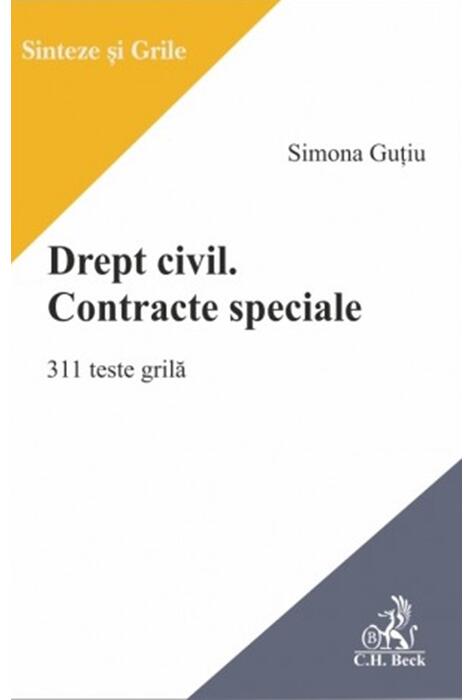 Copertă produs Drept civil. Contracte speciale. 311 teste grilă