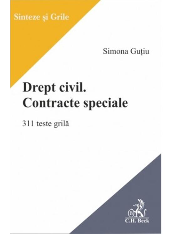 Copertă produs Drept civil. Contracte speciale. 311 teste grilă - gallery big 1
