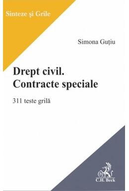 Copertă produs Drept civil. Contracte speciale. 311 teste grilă
