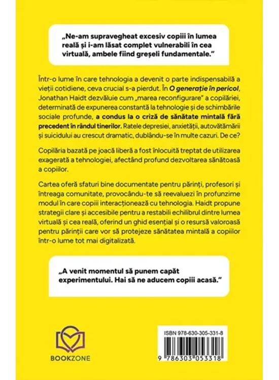 Copertă produs O generație &icirc;n pericol - gallery big 2