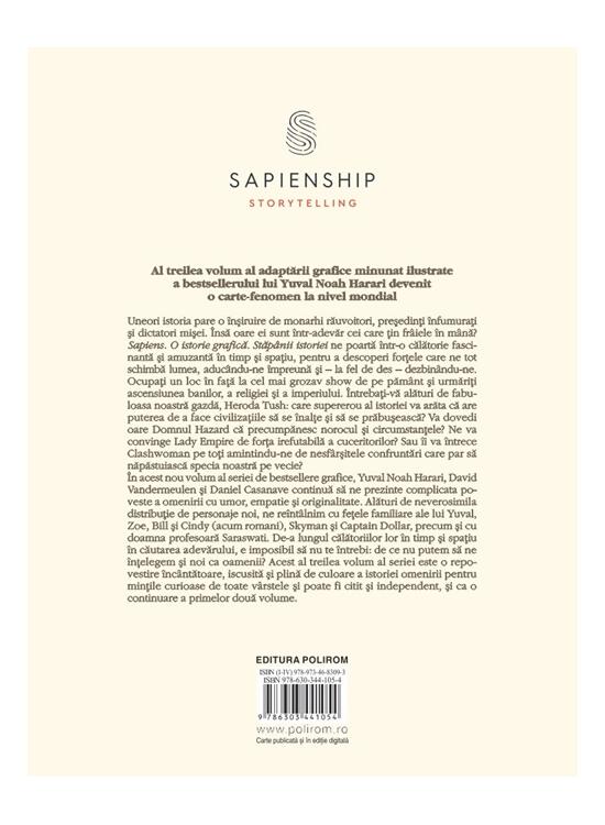 Copertă produs Sapiens. O istorie grafică (Vol. 3) Stăp&acirc;nii istoriei - gallery big 2