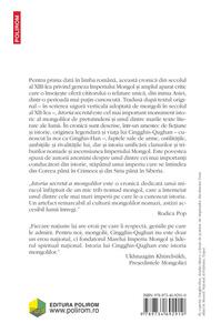 Copertă produs Istoria secretă a mongolilor