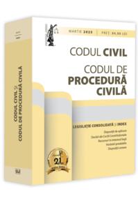 Copertă produs Codul civil și Codul de procedură civilă: martie 2025
