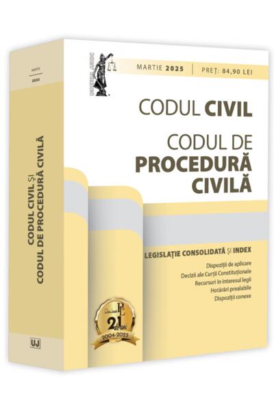 Codul civil și Codul de procedură civilă: martie 2025
