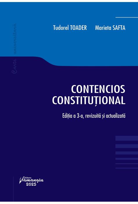 Copertă produs Contencios constituțional