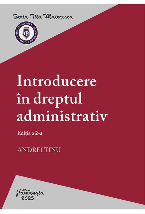 Copertă produs Introducere &icirc;n dreptul administrativ
