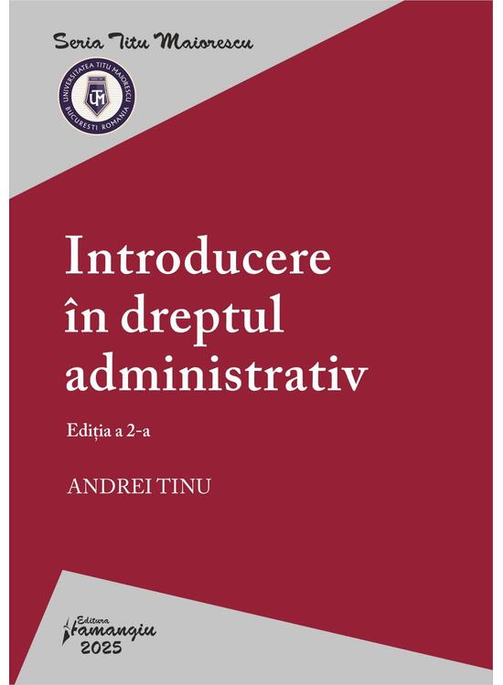 Copertă produs Introducere &icirc;n dreptul administrativ - gallery big 1