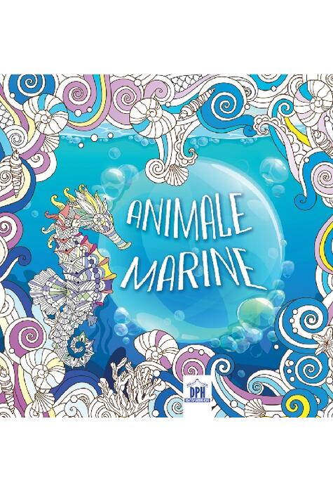 Copertă produs Animale marine - carte de colorat