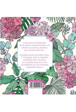Copertă produs Relaxare și culoare - carte de colorat cu 4 creioane colorate