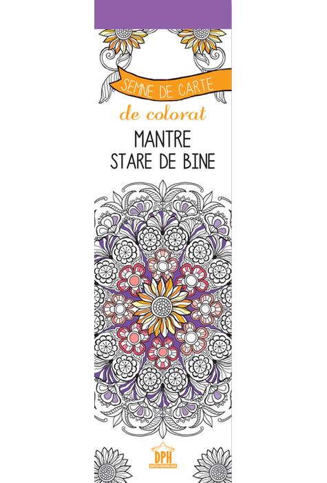 Copertă produs Semne de carte de colorat - Mantre - Stare de bine