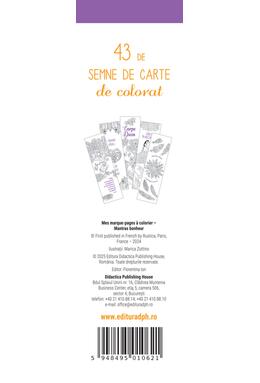 Copertă produs Semne de carte de colorat - Mantre - Stare de bine