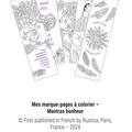 Copertă produs Semne de carte de colorat - Mantre - Stare de bine - gallery small 