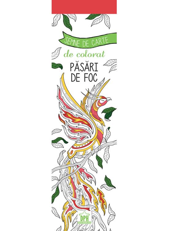 Copertă produs Semne de carte de colorat - Păsări de foc - gallery big 1