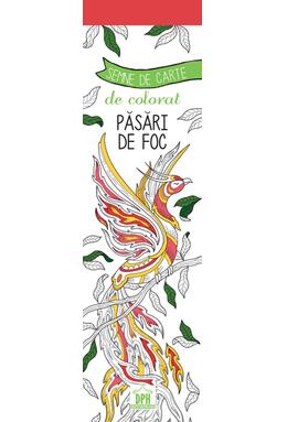 Copertă produs Semne de carte de colorat - Păsări de foc