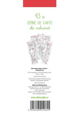 Copertă produs Semne de carte de colorat - Păsări de foc