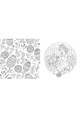 Copertă produs Colorez anotimpuri - carte de colorat + 12 creioane colorate