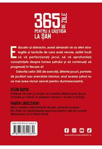 Copertă produs 365 de zile pentru a c&acirc;știga la șah. Almanah
