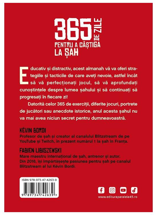 Copertă produs 365 de zile pentru a c&acirc;știga la șah. Almanah - gallery big 2