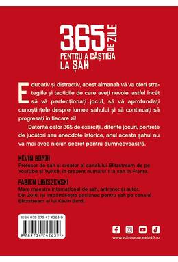 Copertă produs 365 de zile pentru a c&acirc;știga la șah. Almanah