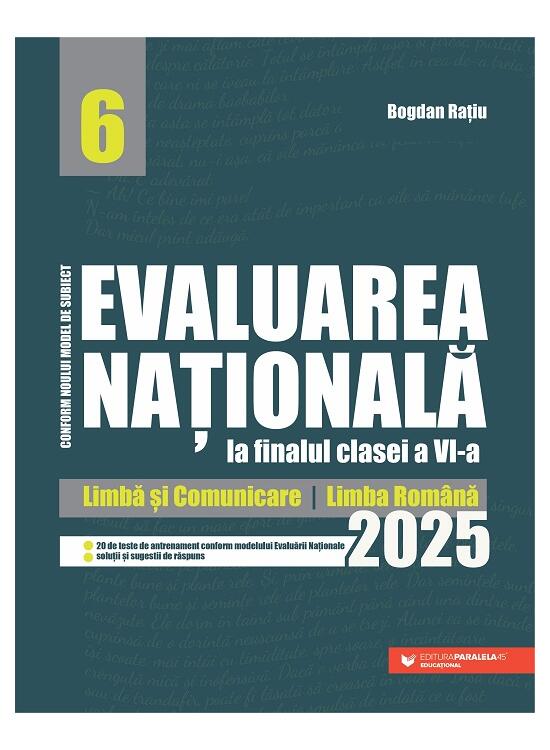 Copertă produs Evaluarea Națională de la finalul clasei a VI-a. Limbă şi comunicare, Limba română - gallery big 1