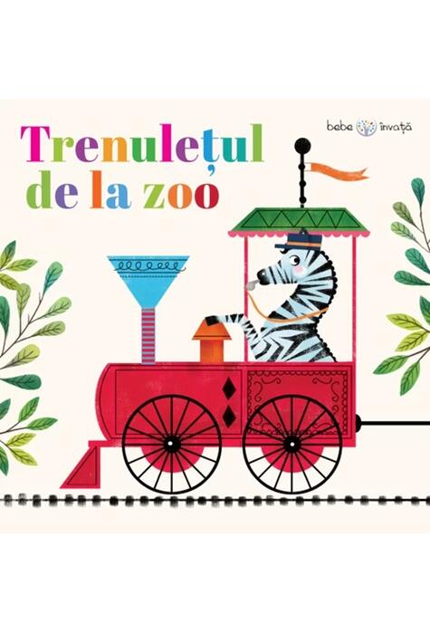 Copertă produs Trenulețul de la zoo. Bebe &icirc;nvață. Puzzle